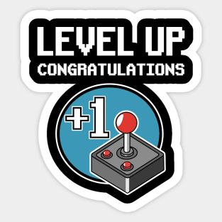 Level Up Complete Birthday Gamer I Don‘t Get Older Gift Present Sticker